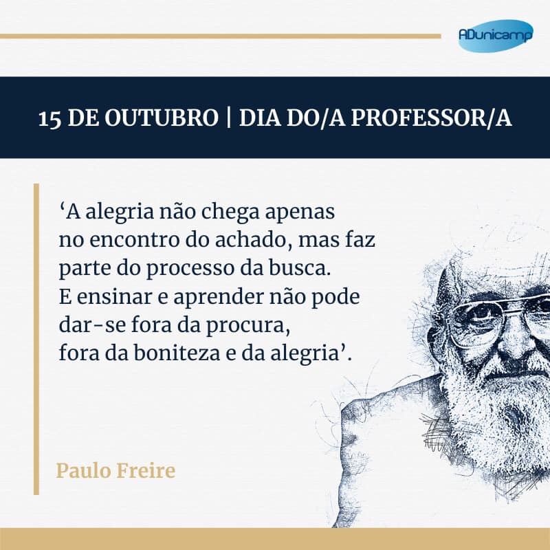 dia professor 2021 — Os desafios de ser professor no Brasil — ADunicamp