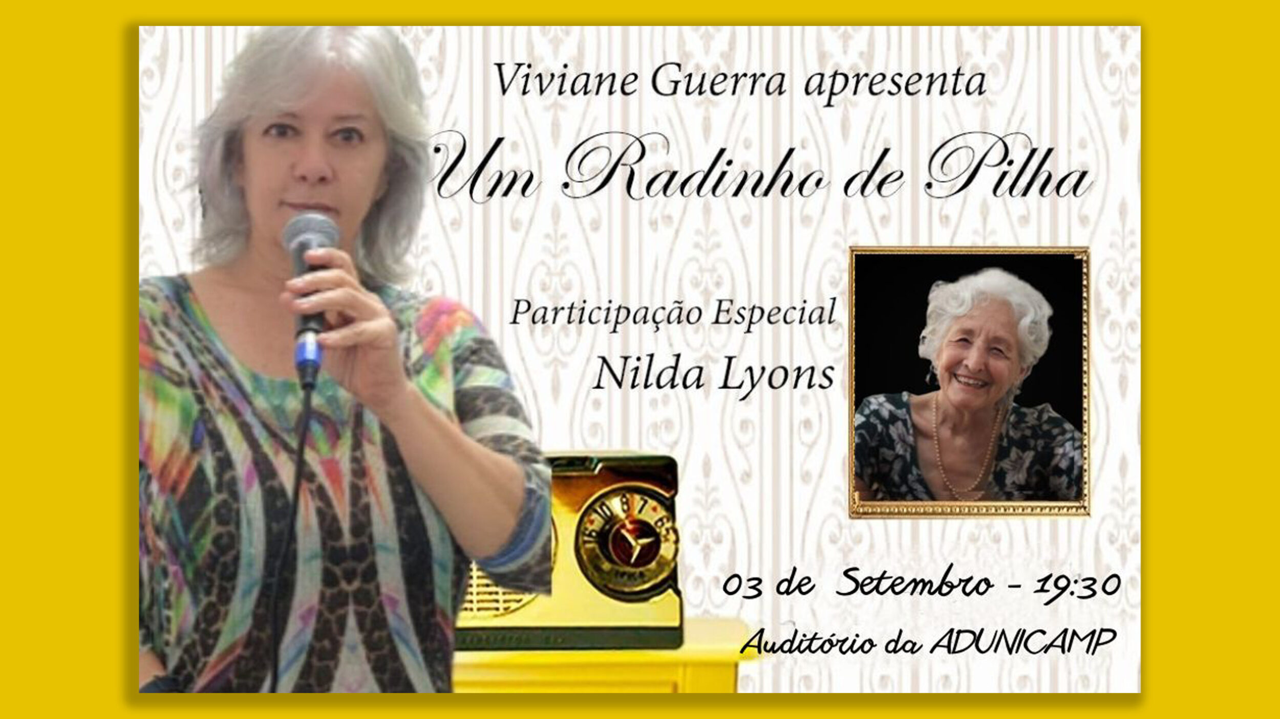 show viviane guerra home — ADunicamp recebe a cantora Viviane Guerra, com o show “Um Radinho de Pilha” — ADunicamp